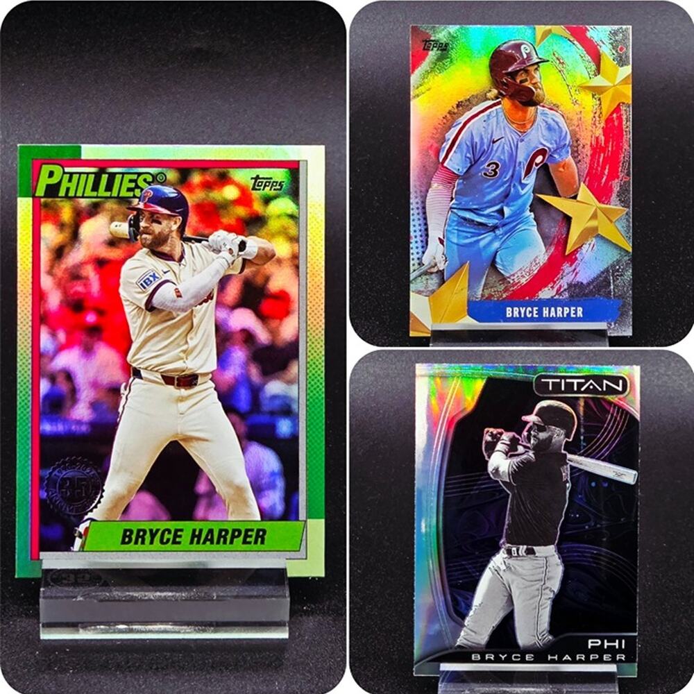 Bryce Harper Topps 35th Stars MLB Titan Holo Prizm Philadelphia Phillies Star